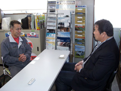 藤波辰巳氏来店2